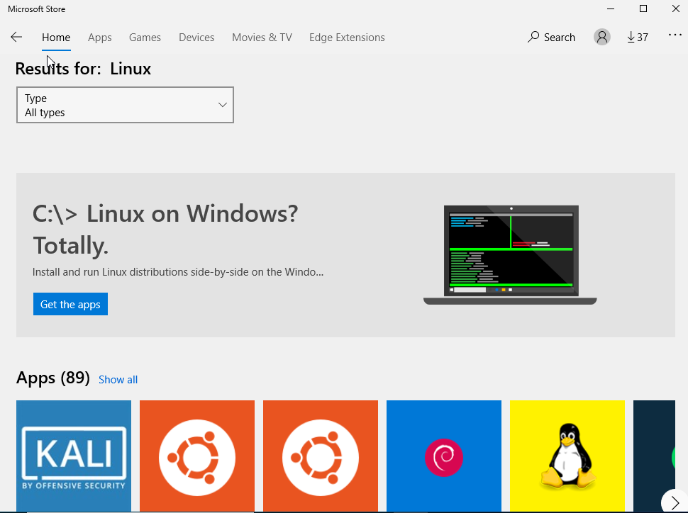 Microsoft Store Search